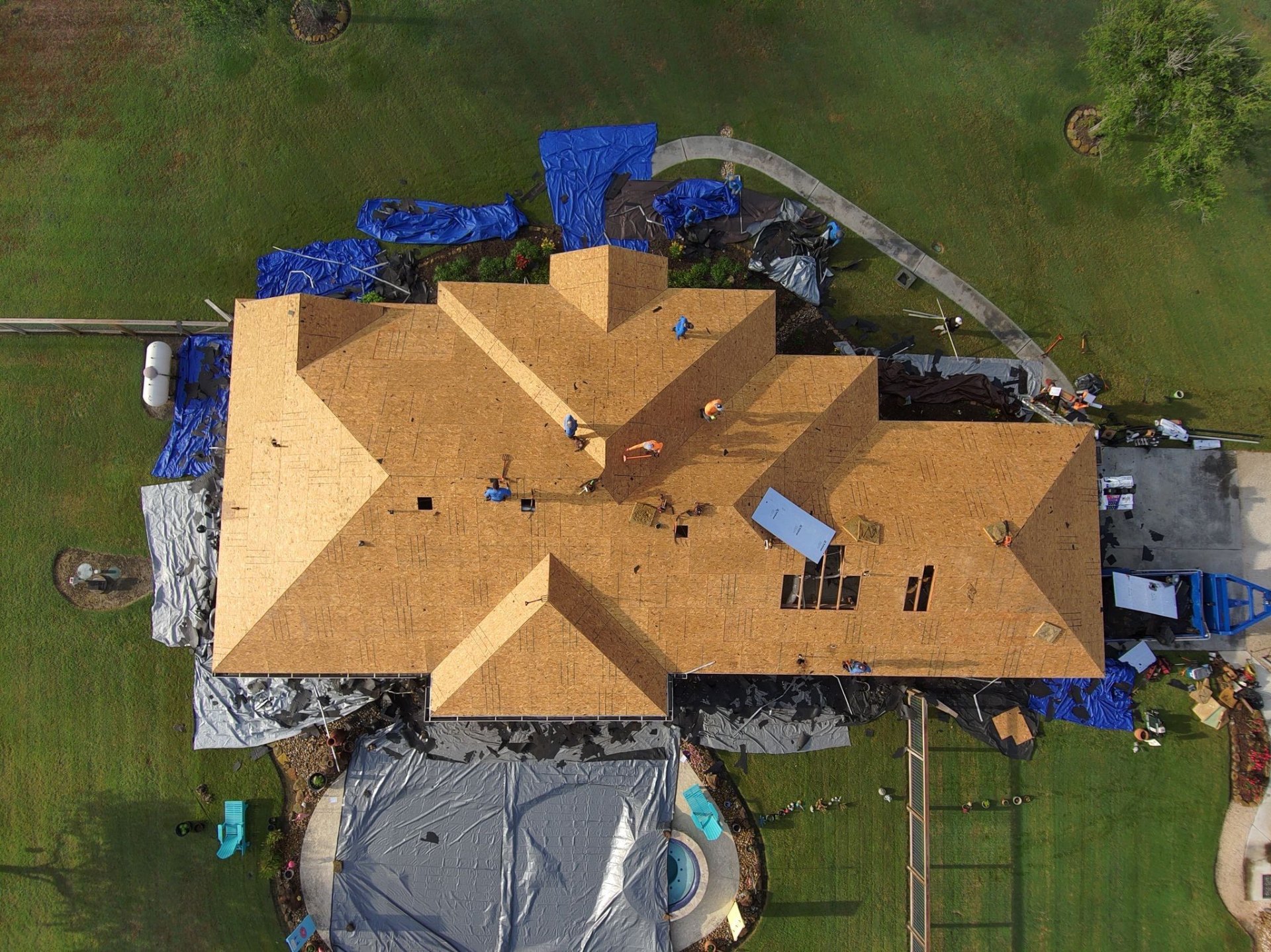 Before roof replacement - deck inspection